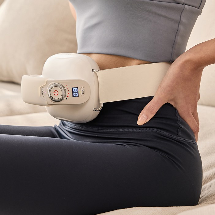 이노브엠 셀루핏 EMS 복부 온열 올인원 마사지기 IA-M100PN, IA-M100PN, 화이트