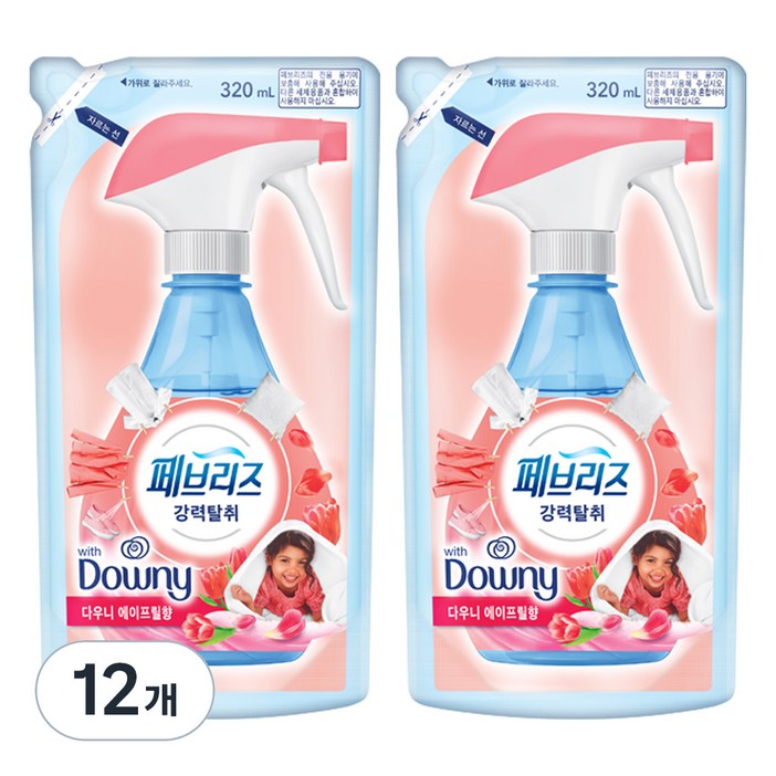 페브리즈 섬유탈취제 다우니 에이프릴향 리필