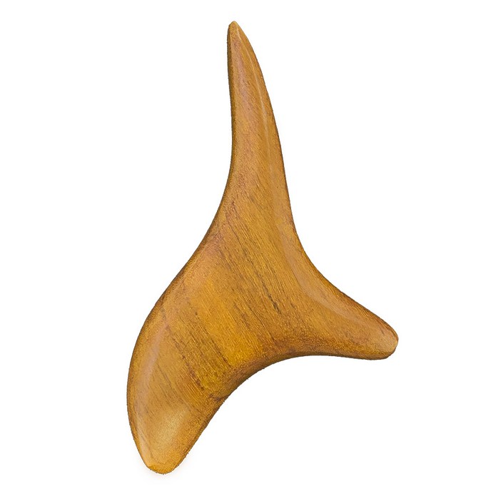 로즈온 원목 삼각 지압봉, 1개, 원목색