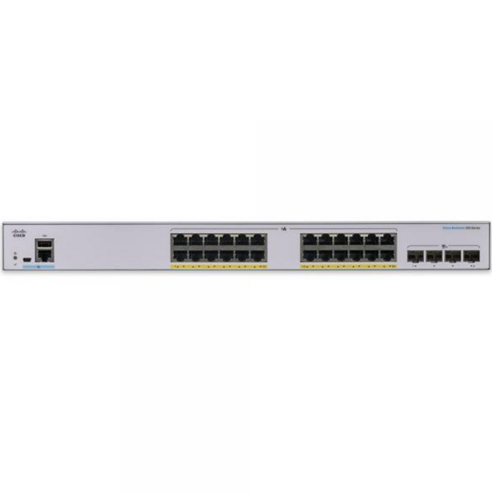 시스코 24포트 스위칭허브, CBS250-24FP-4X-EU