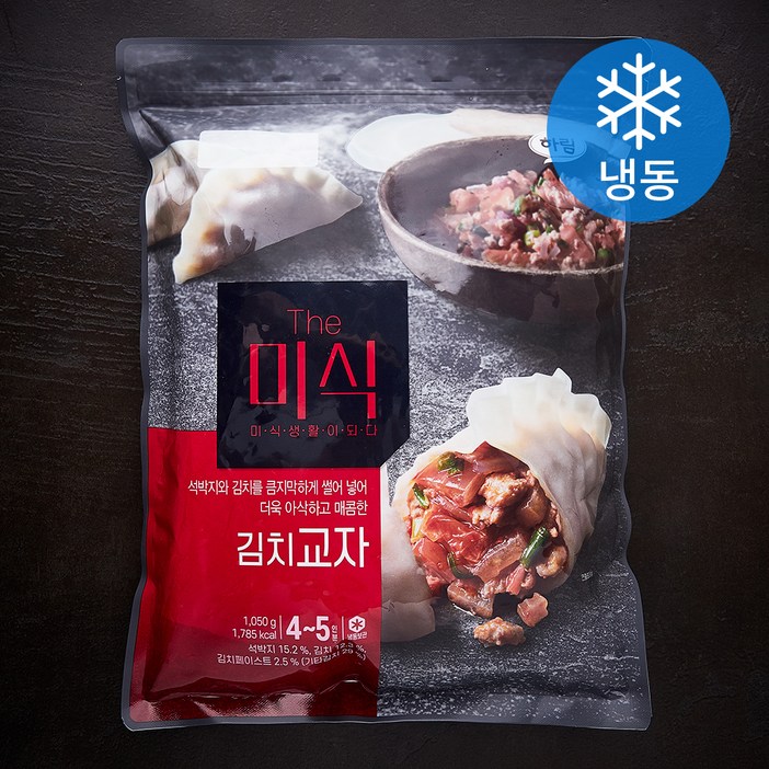 더미식 김치교자 냉동, 1.05kg, 1개
