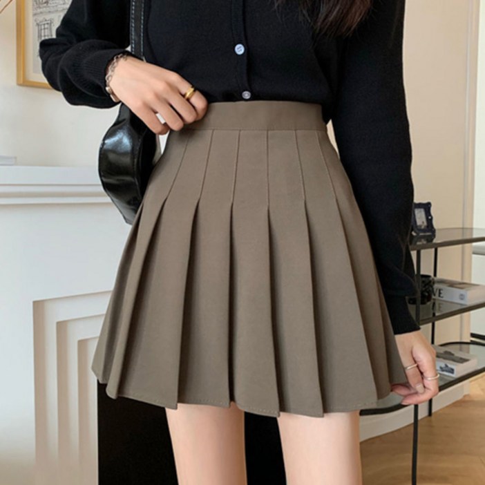 A라인 밴딩 스판 골프 테니스 미니 스커트