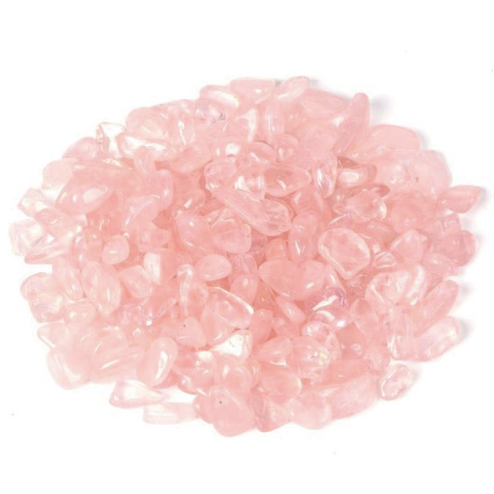 천연 장미수정 로즈쿼츠 자갈 텀블스톤 화분 어항 돌, 500g, 1개