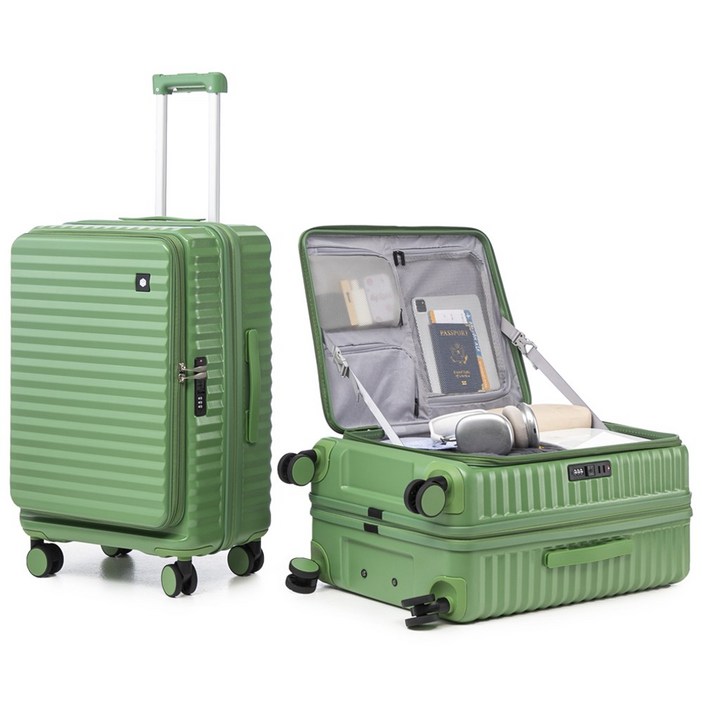 Tanit 전면 오픈 여행용 캐리어 기내용 확장형 100 PC TSA락 USB충전 3년AS