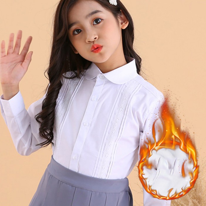 인싸모여 기모 프릴 셔츠 블라우스 인싸모여 기모 프릴 셔츠 블라우스