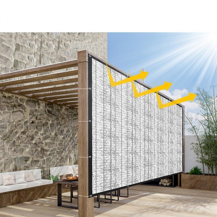 태월 그늘막 차광막 99 옥상 사각 테라스 천막  알루미늄박 방수