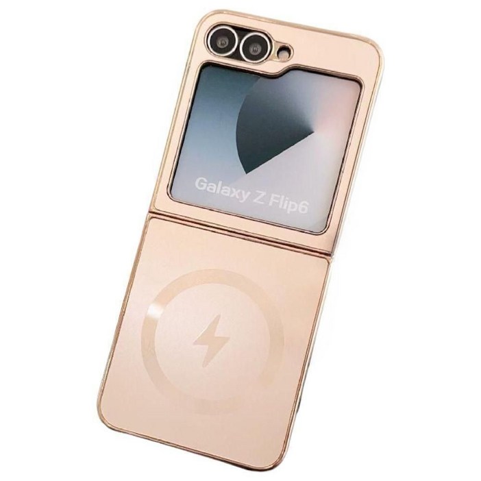 럭스폰 갤럭시 플립전용 강력 맥세이프 티타늄 전기도금 명품 케이스