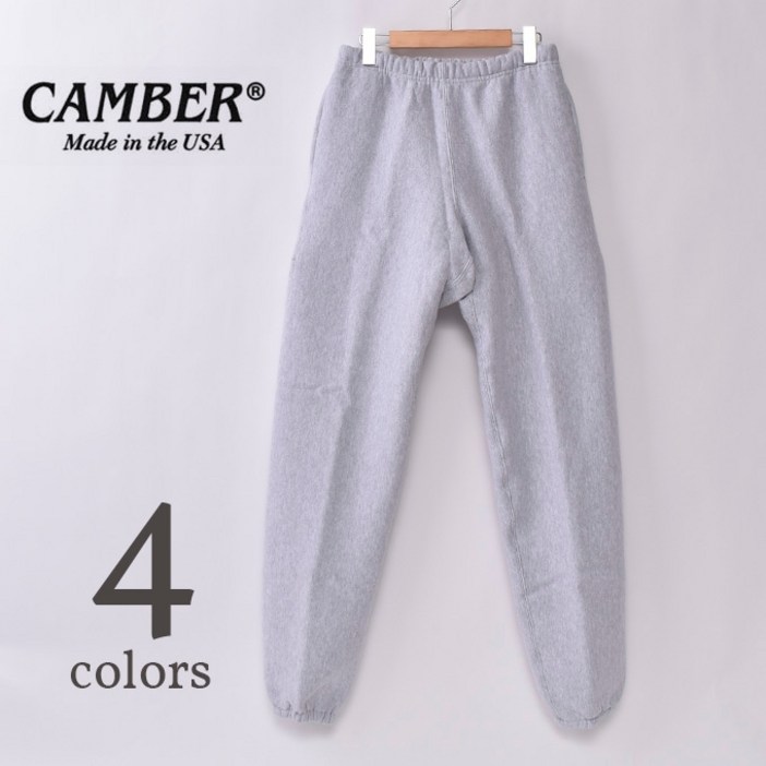 캠버 CAMBER 233 크로스니트 스웻 팬츠 12온스 4컬러