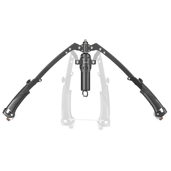 Mainwork 가슴 완력기 유압식 10-200KG 무게조절 다기능 완력기 팔 어깨 복근 코어운동 기구 AB 슬라이드 기능포함
