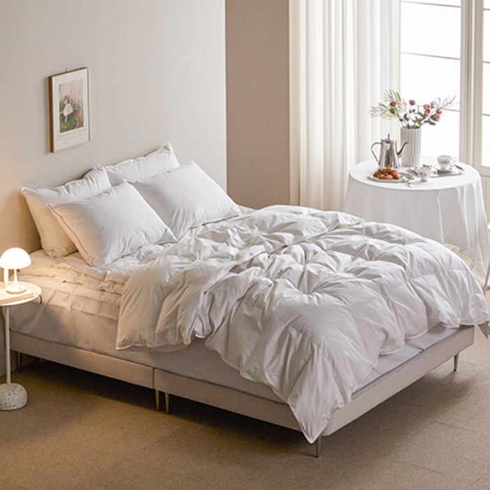 바운티풀 구스다운93 디럭스 호텔이불 구스이불 슈퍼싱글, 퀸, 킹, 화이트