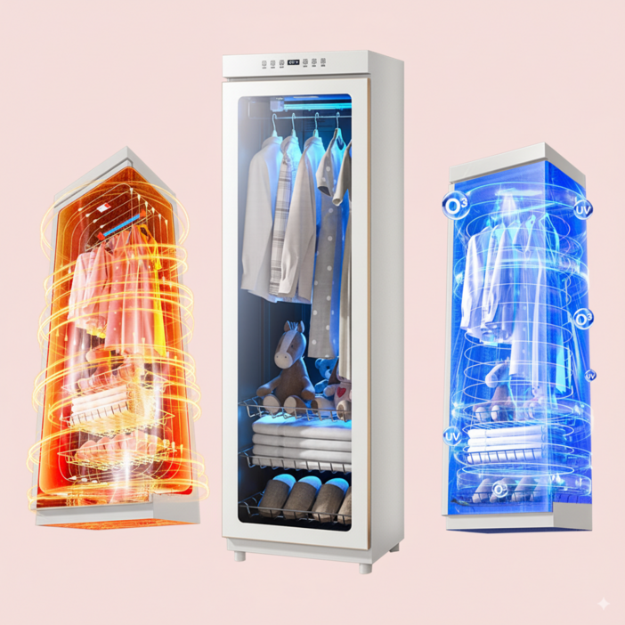 플렉스타 깔끔한 에어드레서 스타일러 스마트 옷냄새제거 옷드라이 의류관리기 건조 1인 프리미엄, 펄화이트Pearl White