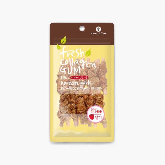 네츄럴코어 콜라겐 미니돌돌껌 9P 개껌