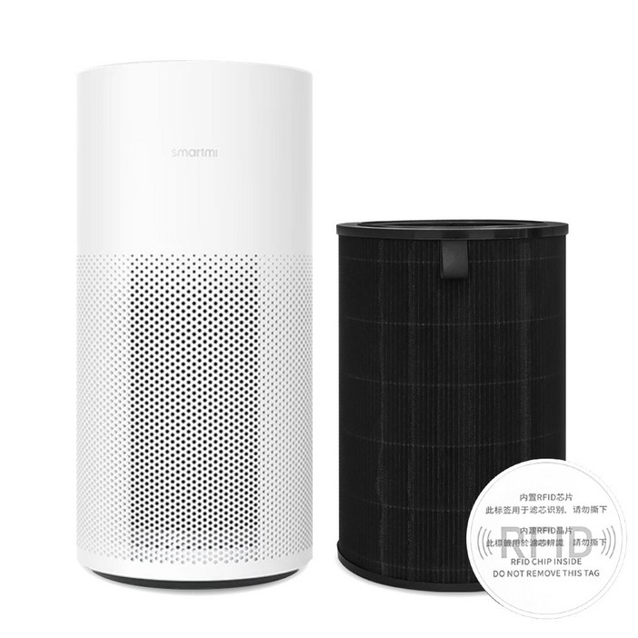 샤오미 스마트미 공기청정기 호환 필터 KQJHQ01ZM RFID칩 포함 Xiaomi SmartMi, 1개, 스마트미 블랙 (H13)