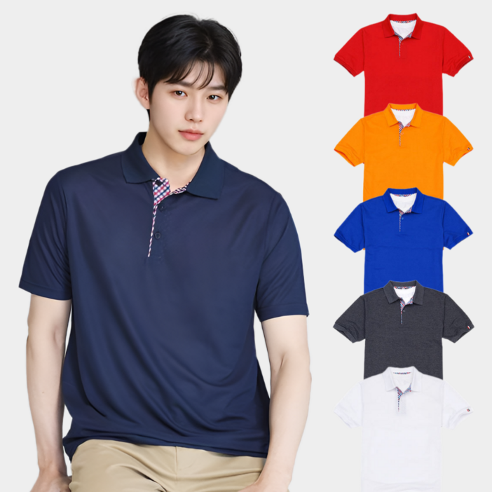 특가 남여 반팔 무지 PK 프렌치 카라티 솔리드 커플 회사 가족 단체 행사