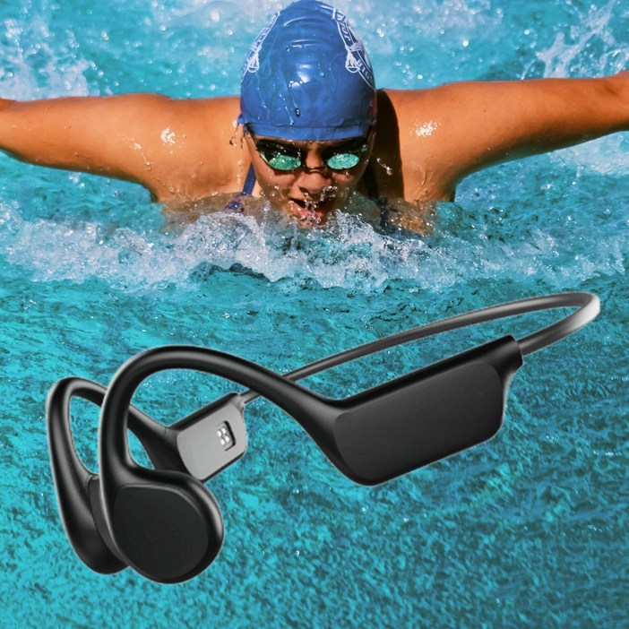 그린캣 골전도 수영 방수 이어폰 블루투스 MP3 IPX8