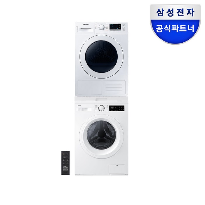 삼성 소형 세탁9kg+건조9kg WF40F09M0Y+DV90T5440KW, 화이트, DV90T5440KW+WF40F09M0Y