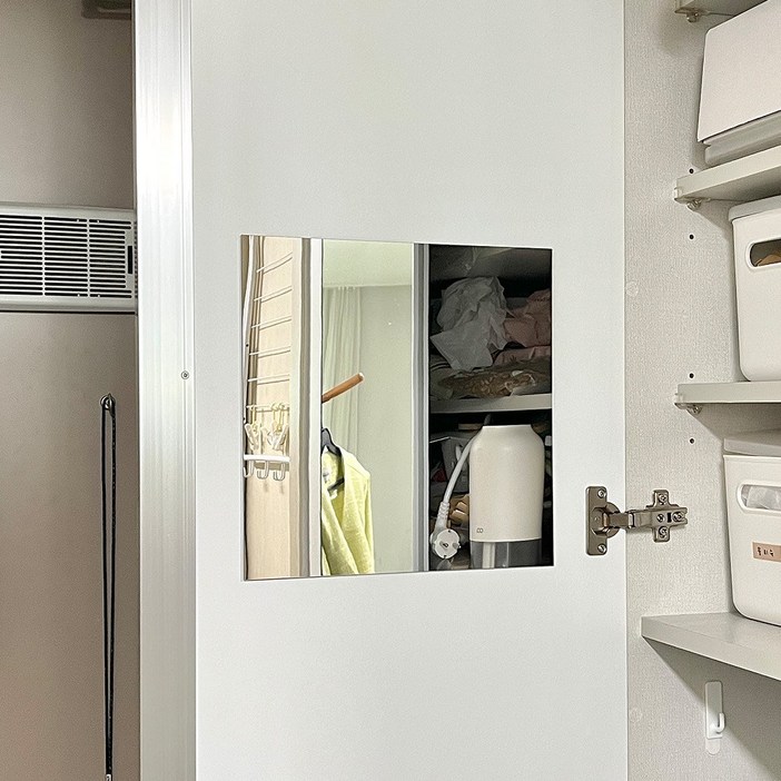 구우스 프리미엄 아크릴 거울 30 x 30 cm, 단일색상 아기안전거울