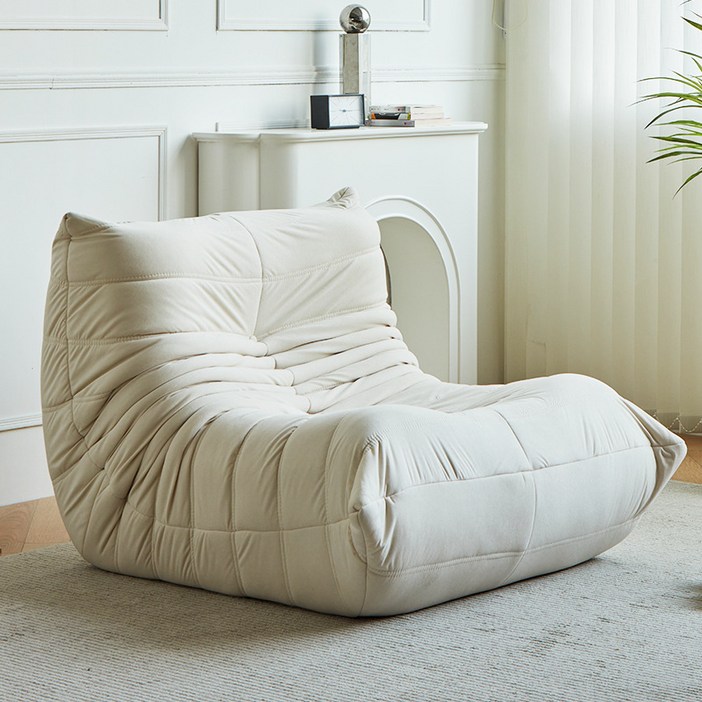 토코 소파 안락의자 1인소파 편한의자, 흰색