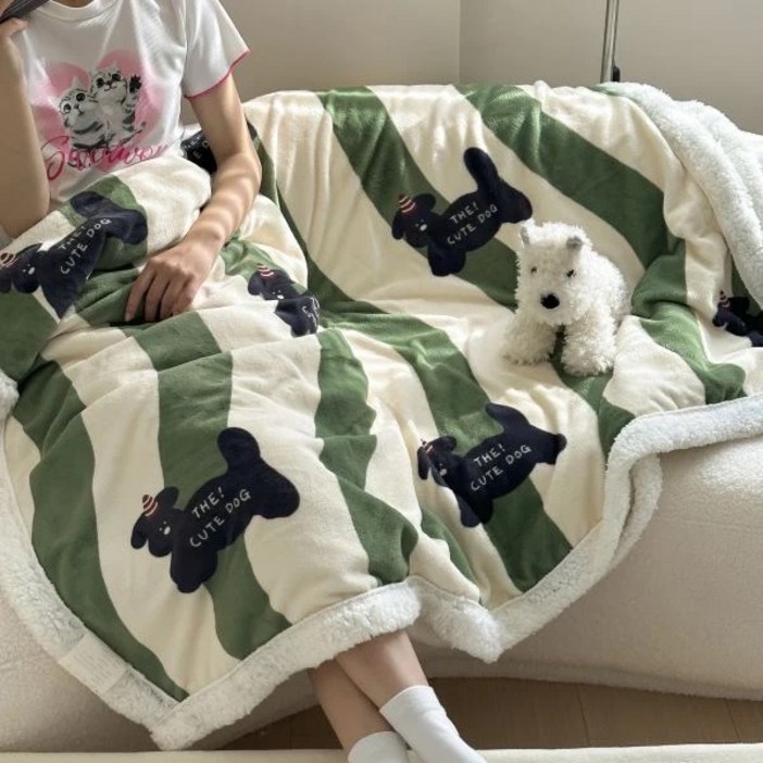 헤디야 고밀도 극세사 두꺼운 양털 담요