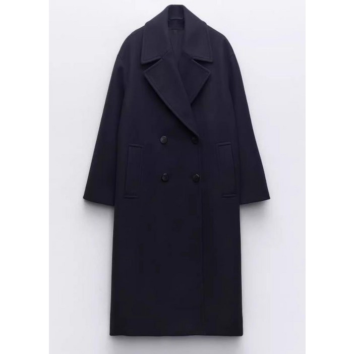 zara 자라 신상 여자모직코트 더블롱코트  07H0110