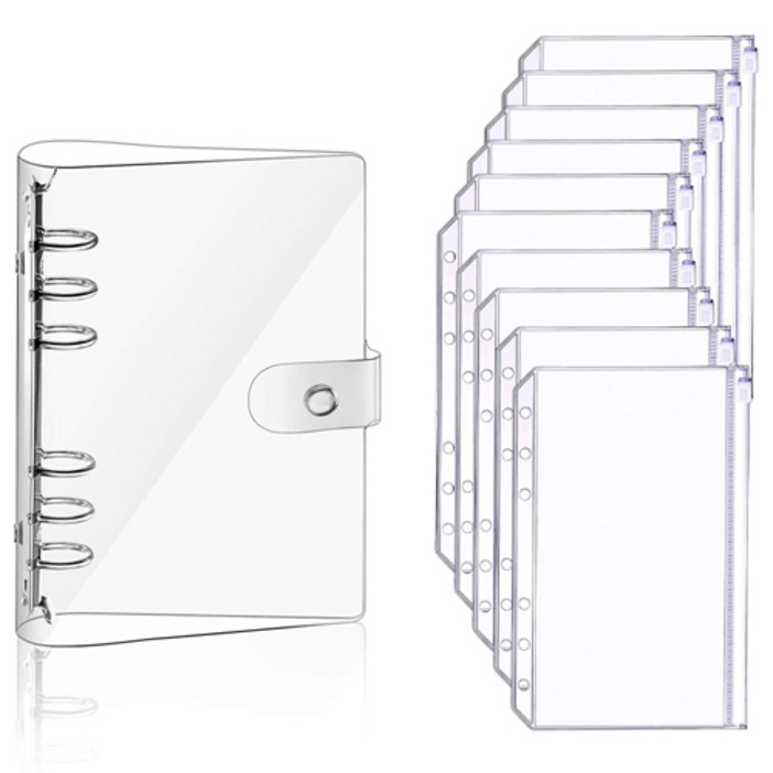 베러워커스 투명 현금 a6 바인더 다이어리 세트