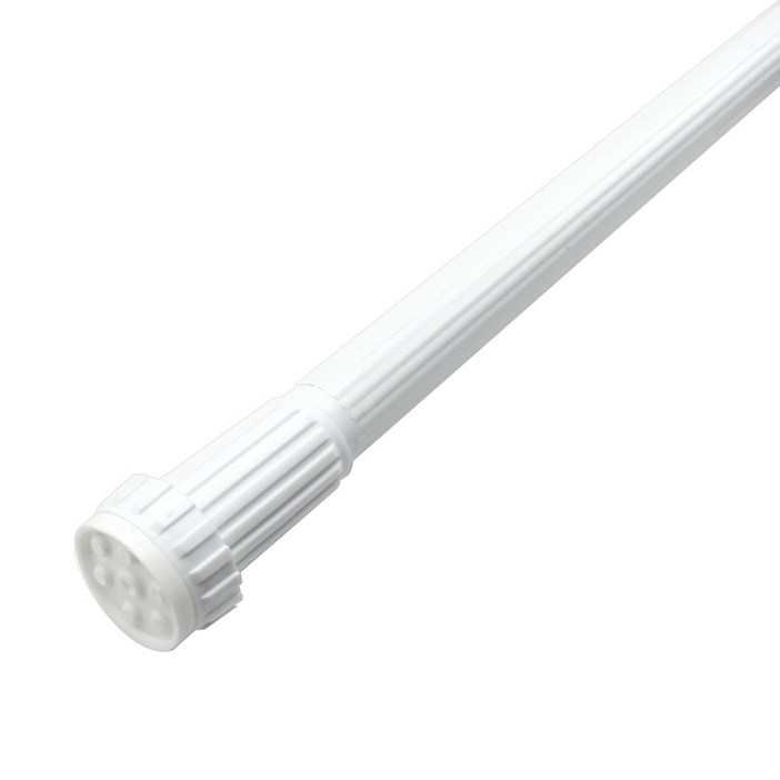 국산 고급 샤워봉 욕실 커튼봉1.8M(100~185cm), 화이트