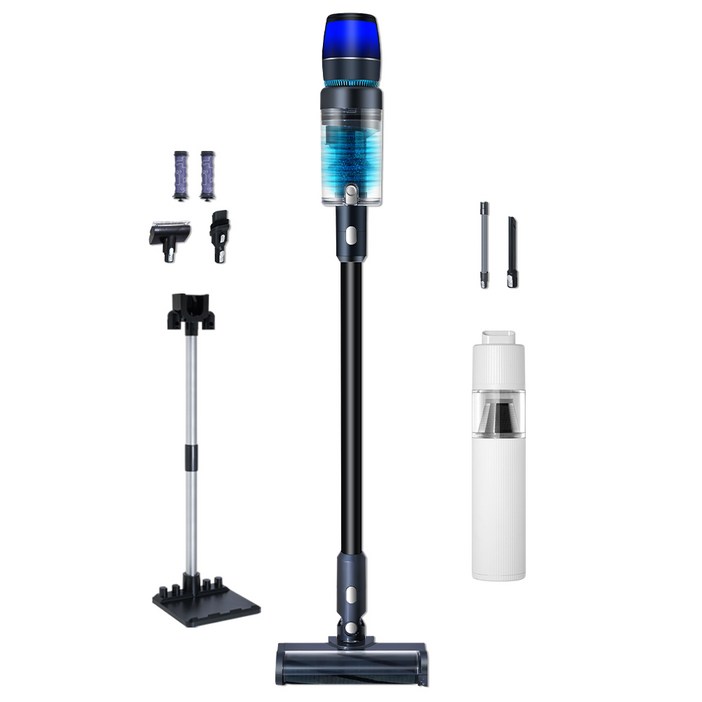 최신형 차이슨 무선 청소기 BLDC V50 자동충전 거치대 + 고사양 흡입력