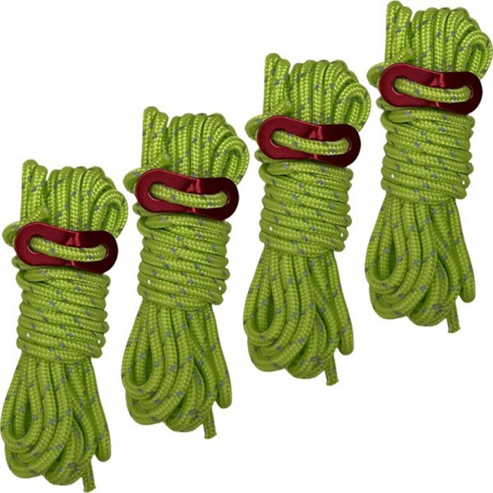 오즈니 캠핑 반사 텐트 스트링 로프 4p