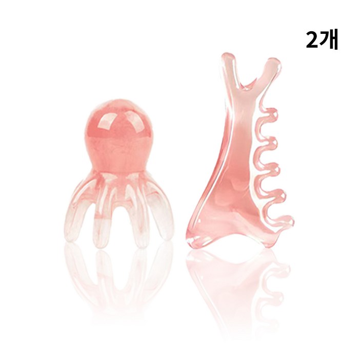 WEKILI 괄사 마사지 4종세트 두피 바디 얼굴 승모근 콧대 종아리 목 어깨 전신 지압 괄사 마사지기