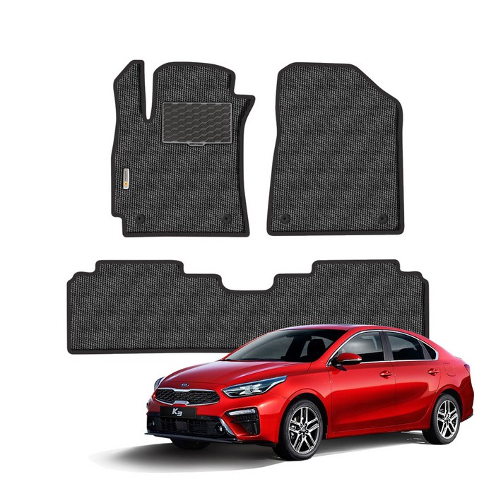 올뉴더뉴K3 2세대 본투로드 매쉬 코일매트 카매트 12열