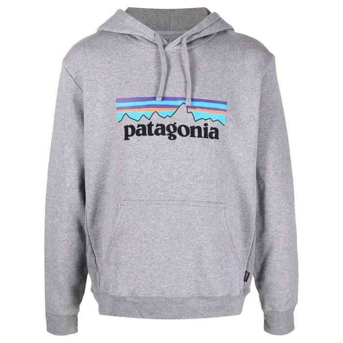 파타고니아 로고 프린트 후디