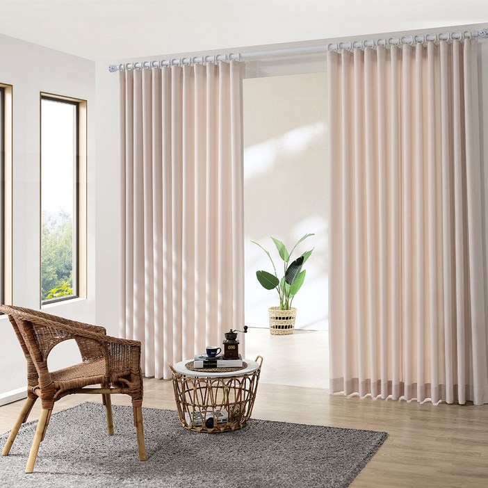 아로아 국내제작 혜미커튼 높이맞춤가능 형상기억 자석끈증정 거실 안방 최고급 호텔식 세련된 색상 사계절커텐