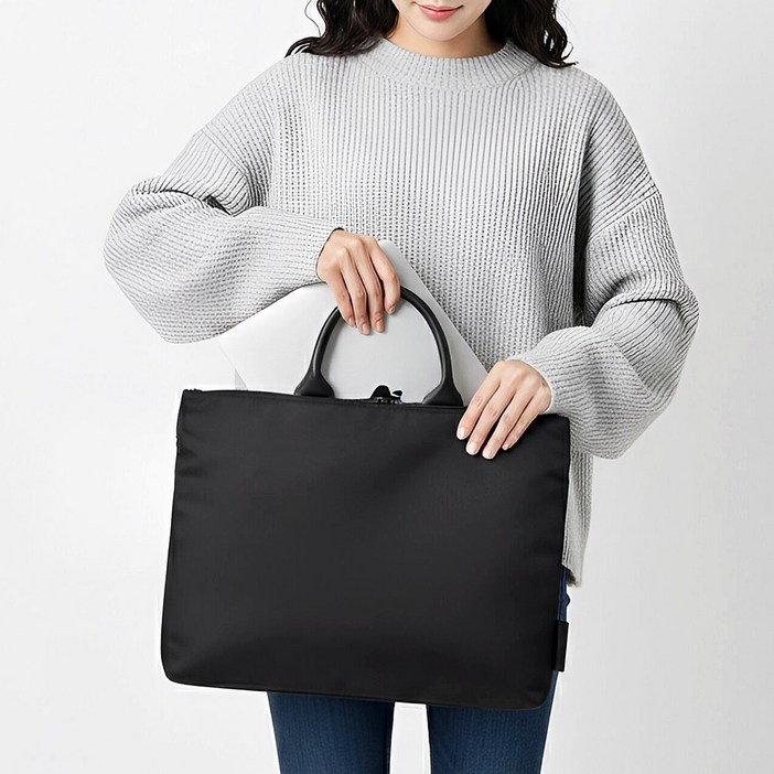 심플 슬립 경량 노트북 가방 15인치 16인치 충격완충 방수 여성 남성 서류가방 맥북 파우치