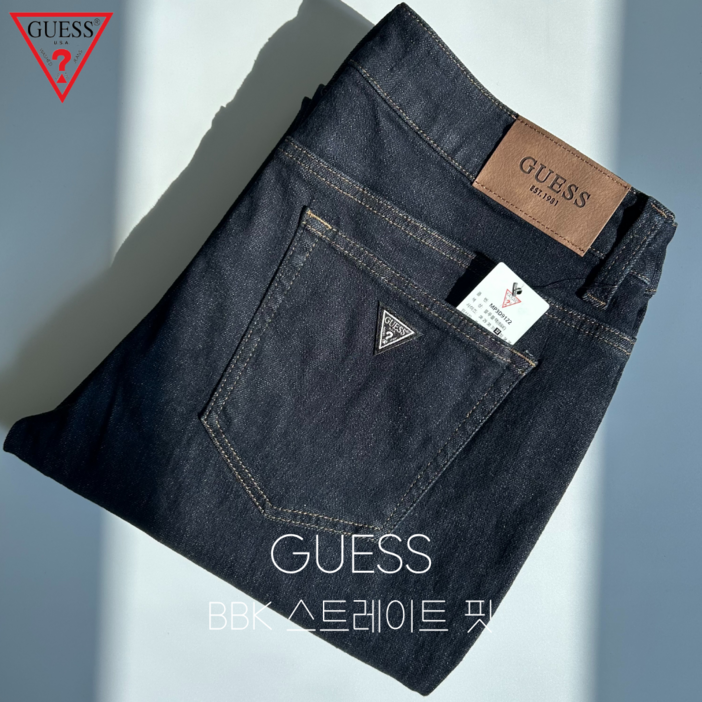 매장정품 게스 GUESS 남성 청바지 스트레이트 MWTQBBK 당일발송