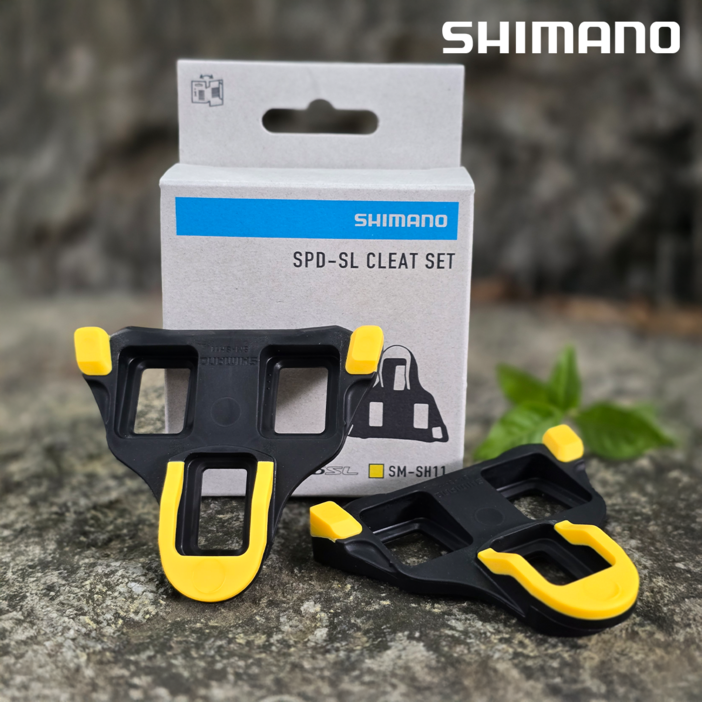 나눅스 시마노 정품 로드 클릿 자전거 로드용 SMSH11 노랑 블루 레드옵션 확인, 1. 노랑 SMSH11 6도