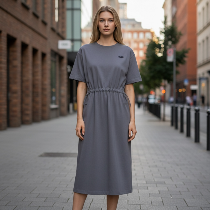 네파 여성 우븐 롱 원피스