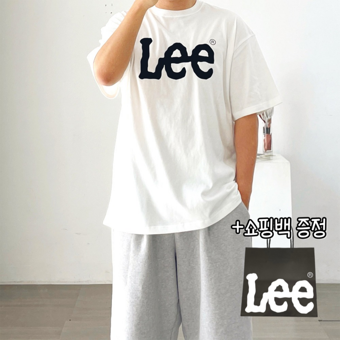 [당일출고/매장정품] Lee 리 빅 트위치 로고 티셔츠 (5color) + 쇼핑백
