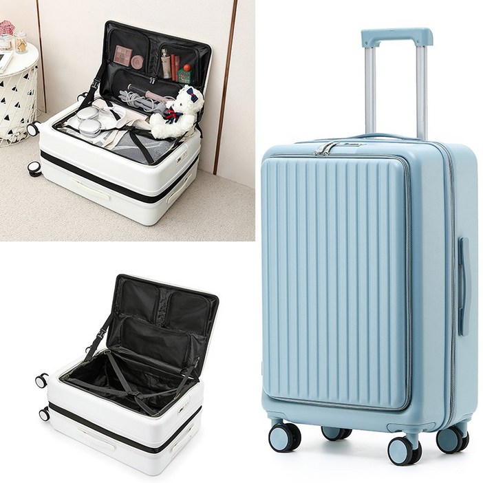 YINUO 3년무상AS 2024년 최신 넓은 대용량 휴대용 확장 가능한 캐리어 기내용 캐리어