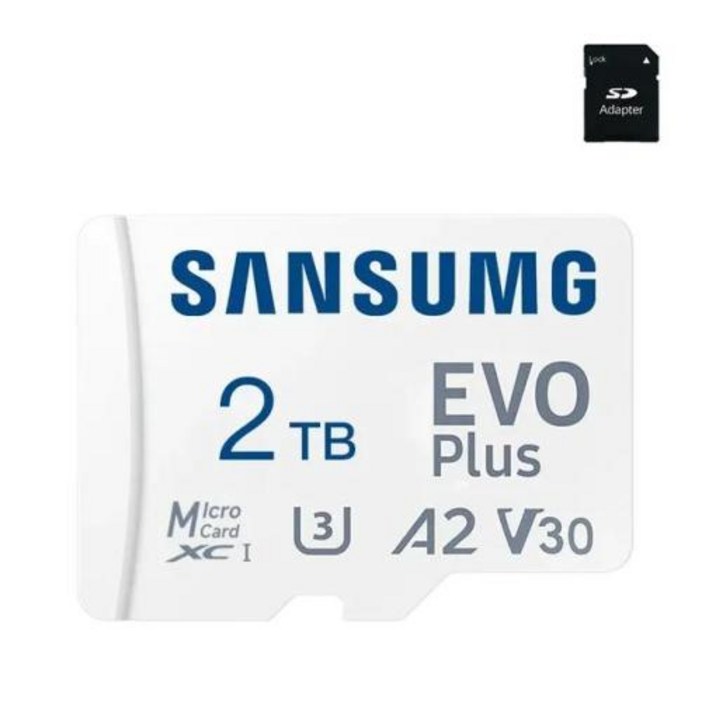 SANSUMG EVO 플러스 마이크로 SD 카드 메모리 카드 C10 U1 TF 카드 64GB V10 A1 메모리 카드 128GB 256GB 512GB A2 V30 U3 전송 130