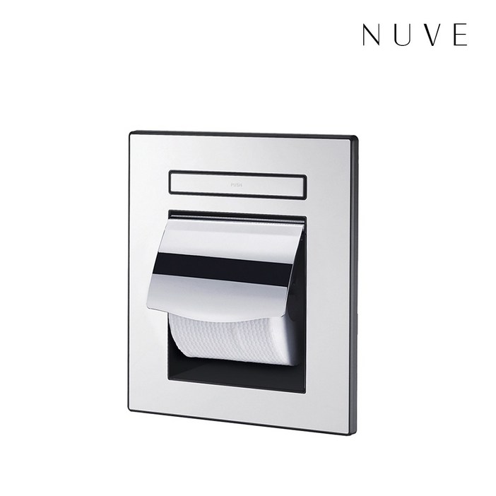 N-1202-2 트레이 겸용매립휴지걸이 NUVE 범한공업 모던 호텔욕실선반 럭셔리 악세사리 N1202-2