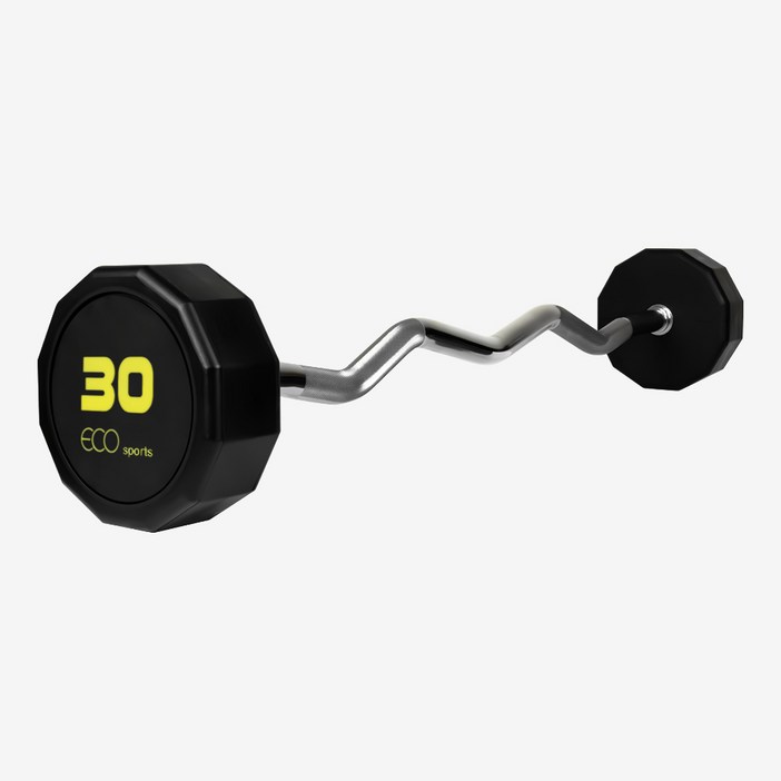 에코스포츠 프리미엄 고정식바벨 세트 헬스장 홈짐, 1개, 30kg