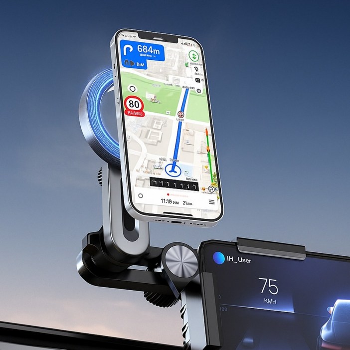 세이보링 테슬라 핸드폰 거치대 차량용 내비게이션 모니터 거치대