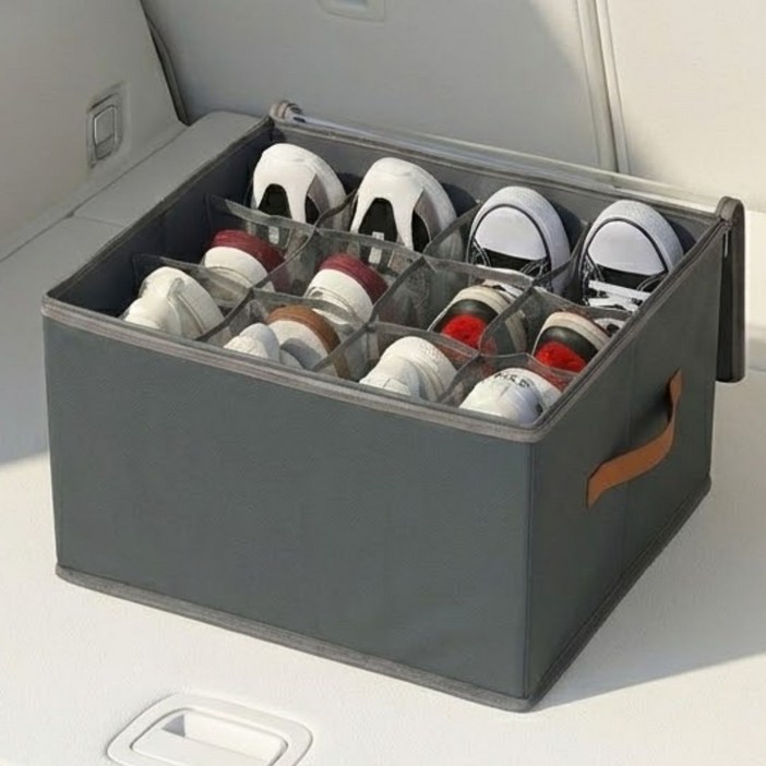 슬러피 트렁크 신발수납함 차량용 신발장 자동차 신발보관함