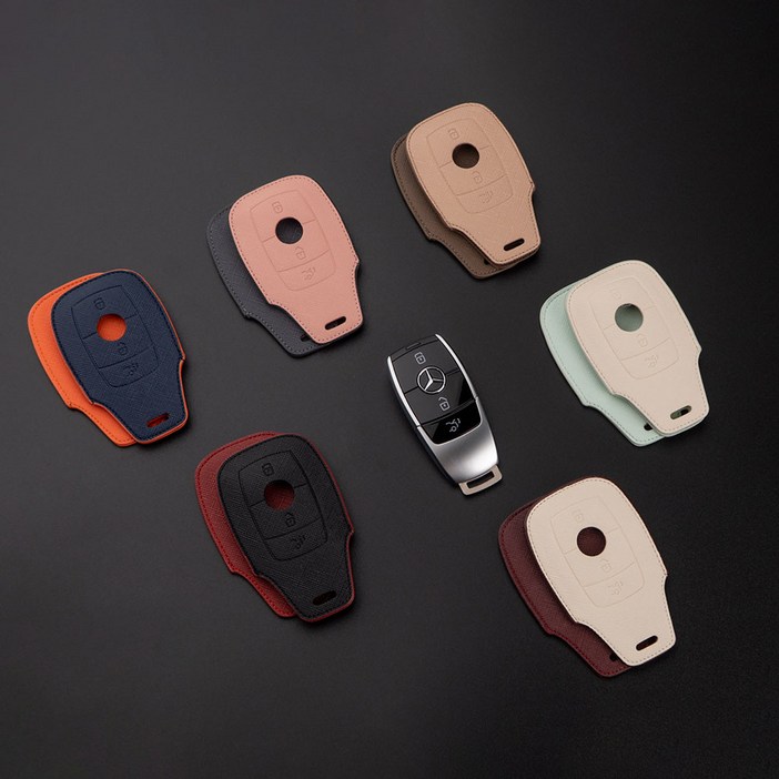 당일발송 카마루 벤츠 GLS600 마이바흐 전용 럭스 사피아노 가죽 키케이스 투톤