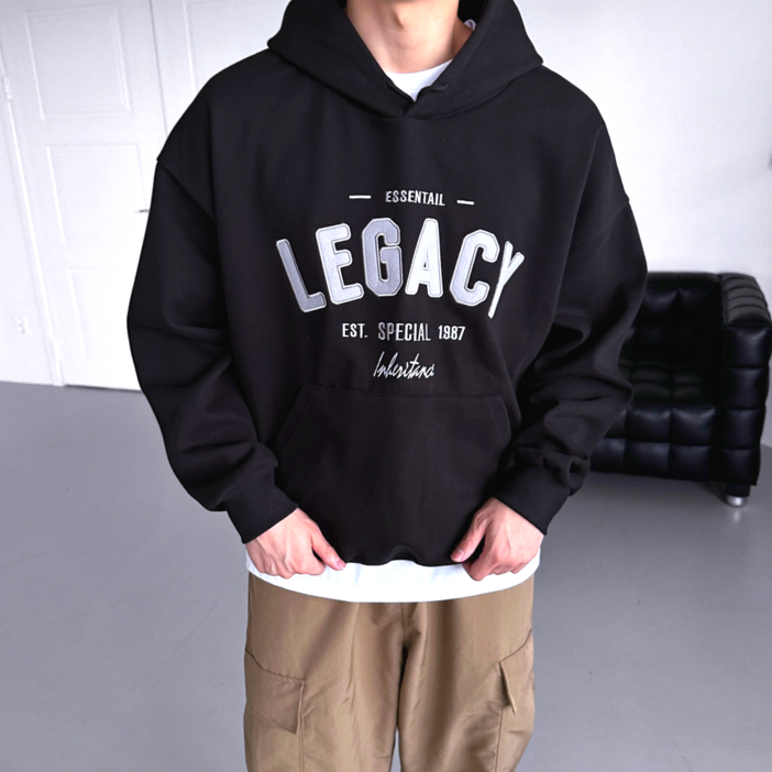 남자 레가시 오버핏 합포 스웻 후드티 (6361-1)