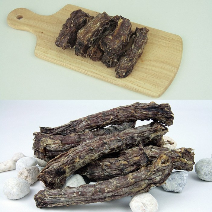[잘먹개] 강아지 수제간식, 대용량 오리 통목뼈 500g, 1개, 500g, (절단)오리목뼈