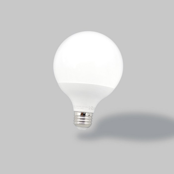 비츠온 LED G95 볼전구 12W 숏소켓, 전구색, 1개