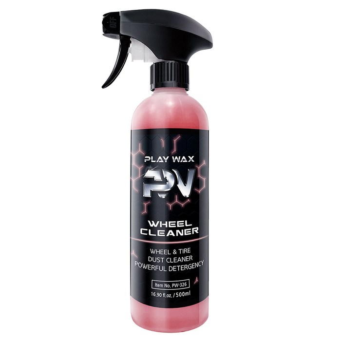 플레이왁스 휠크리너 500ml 휠세정제 녹 철분 제거제 휠클리너, 500ml, 1개