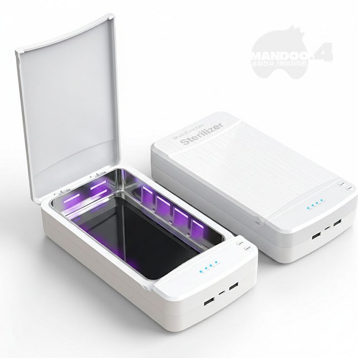 라온케어 UVC LED 휴대폰 마스크 살균기 RNS300ser, MD4100ER화이트