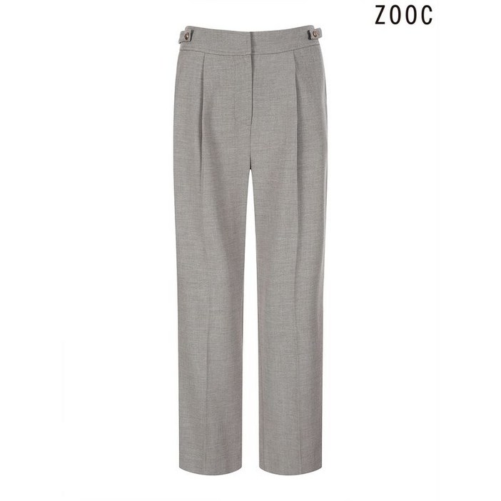 주크 사이드버튼와이드팬츠 V233MSA910 MR